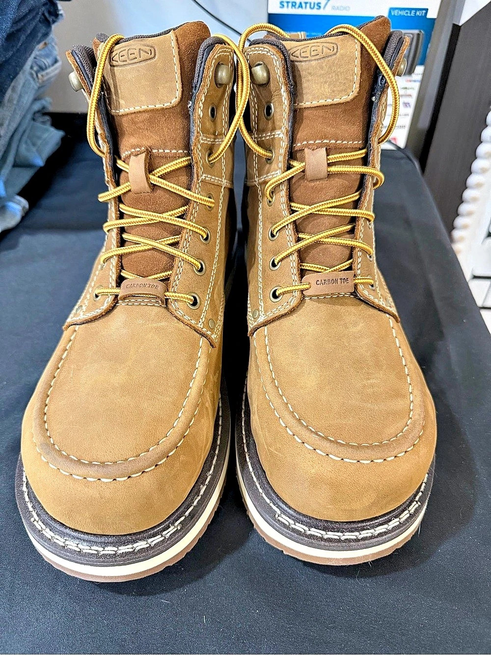 New KEEN Utility Work Boots Brown US 10.5